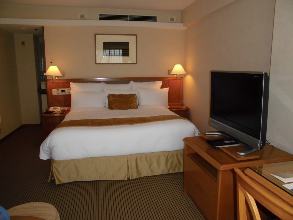 沖縄のホテルの部屋